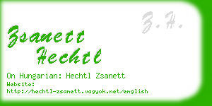 zsanett hechtl business card